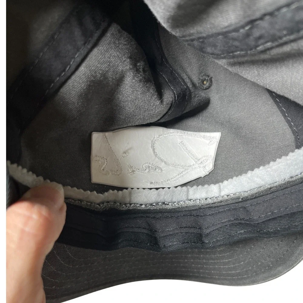Rails Black Baseball Cap Hat Embroidered Logo‎ Est. 2009 Adjustable Distressed